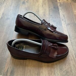 Nunn Bush Dress Flex Mens Brown Leather Tassel Dress
Loafers Shoe 9M